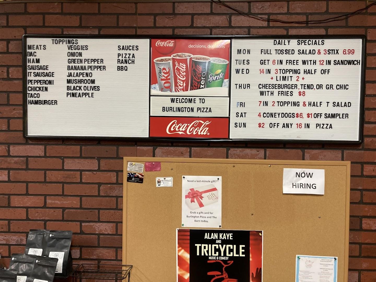 Burlington Pizza/The Barn